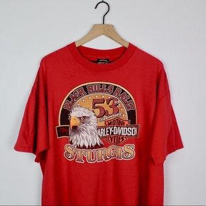 Vintage 1993 Harley Davidson Sturgis Biker Tee